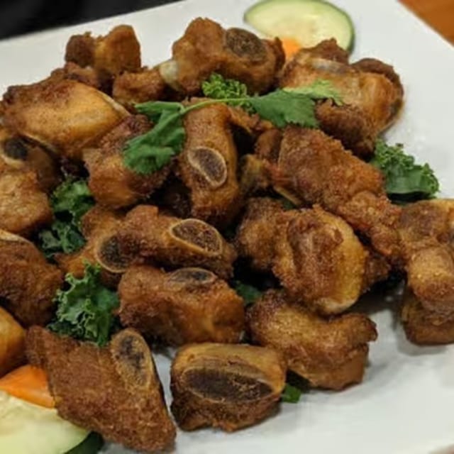 Crispy Pork Ribs.