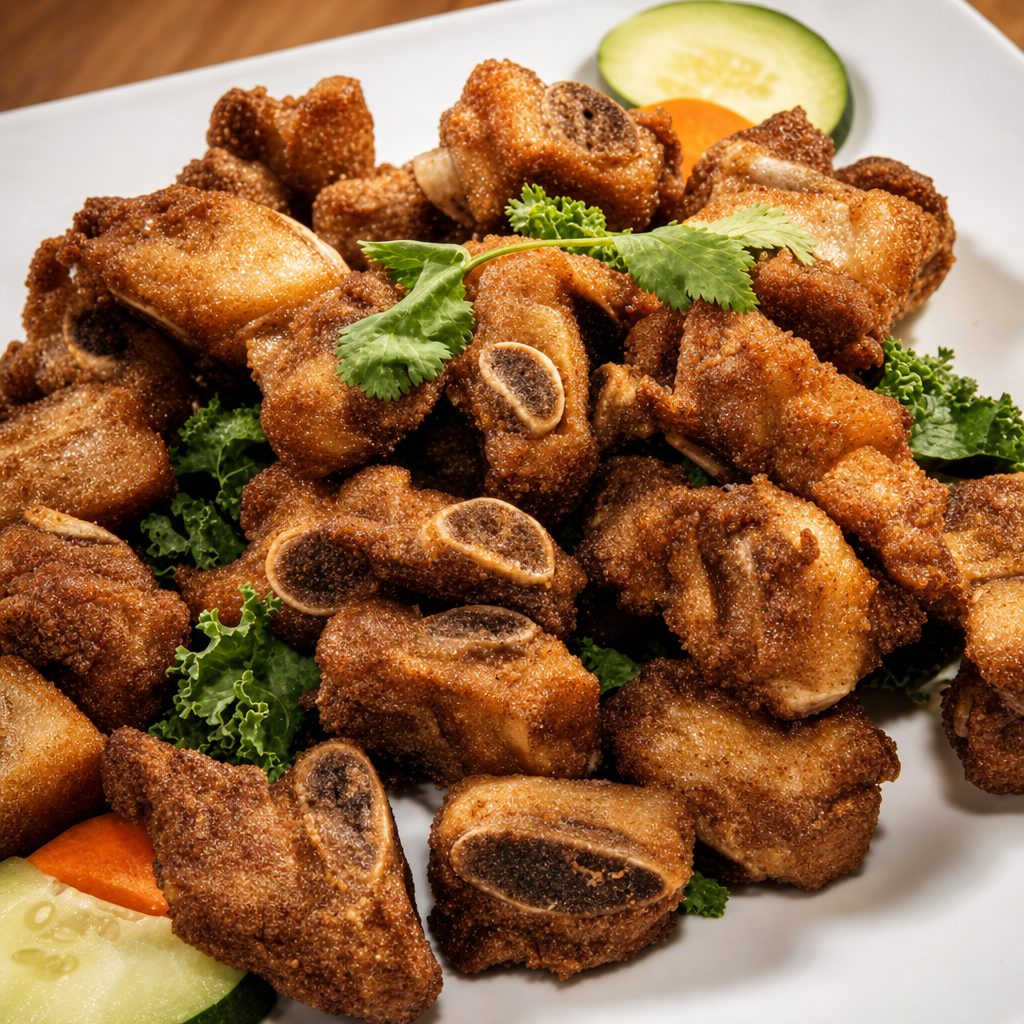 Crispy Pork Ribs.